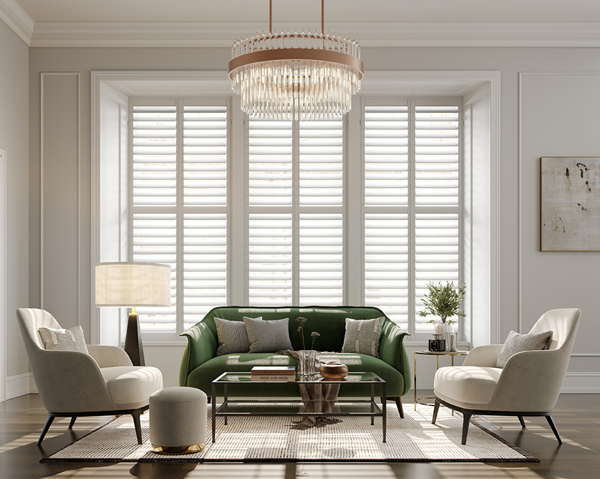 Apex Plantation Shutters Tropical Blinds July Newport Lounge Image
