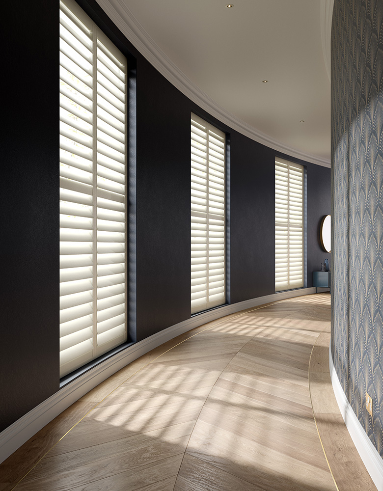 Apex Plantation Shutters Home 5 Apex Plantation Shutters Tropical Blinds Shutter Hallway 114mm